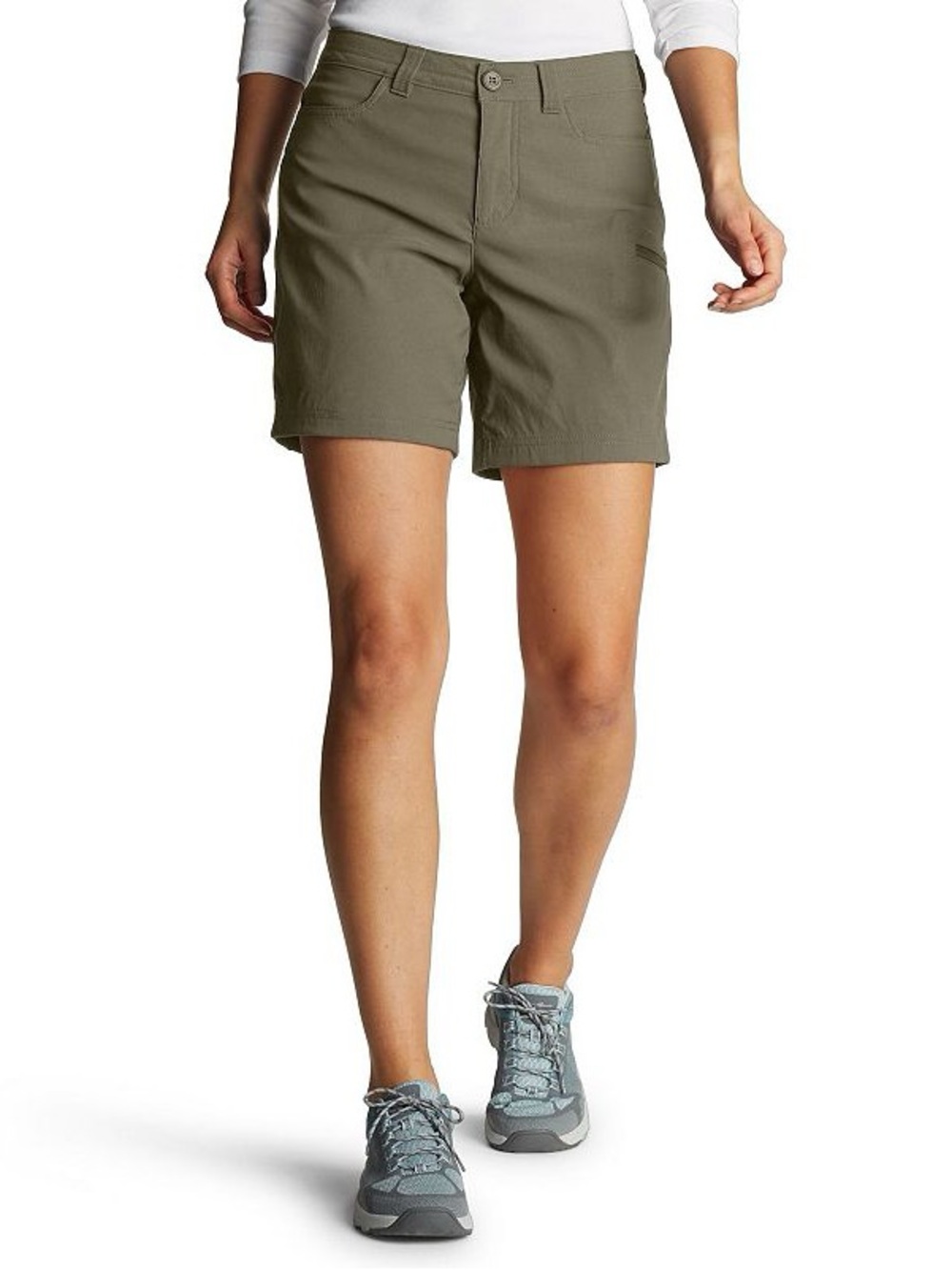 Eddie Bauer Women's Rainier Bermuda Shorts in Sprig
